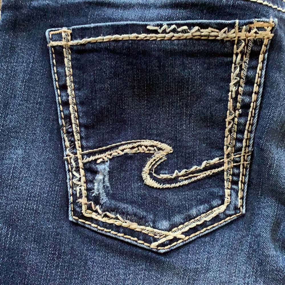 ladies silver jeans suki skinny 27/29